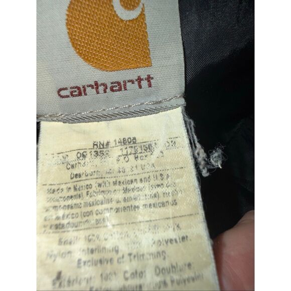 Carhartt Mens Duck Barn Jacket Brown Sz 44 - Picture 3 of 8